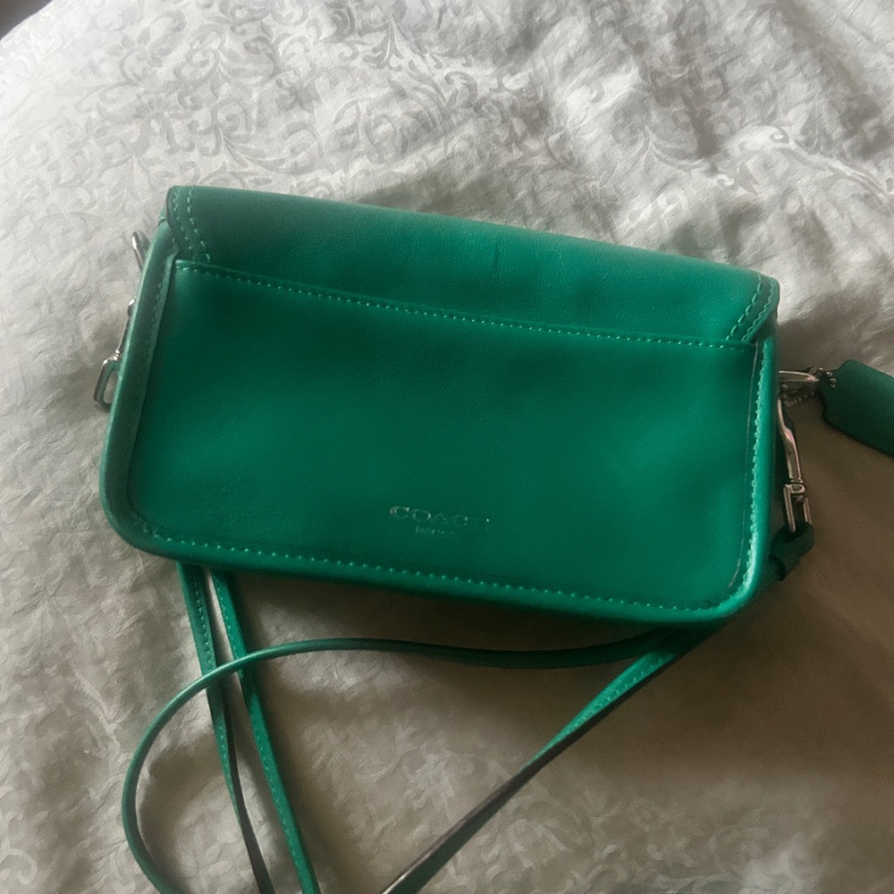Coach Green Crossbody - Picture 2 of 2